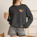 Saved by the Lord Crewneck Sweatshirt — Retro 80s Christian Graphic