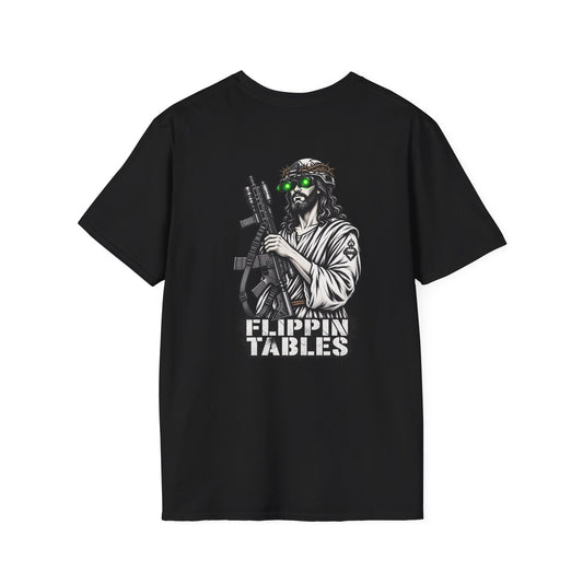 Night Vision Jesus T-Shirt — Retro Neon God Graphic Tee
