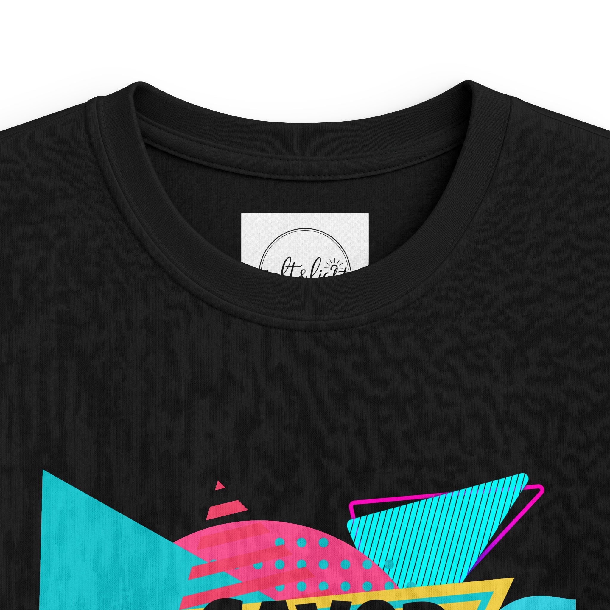 Kids Tee — Retro 'Saved by the Lord' Christian Graphic Shirt