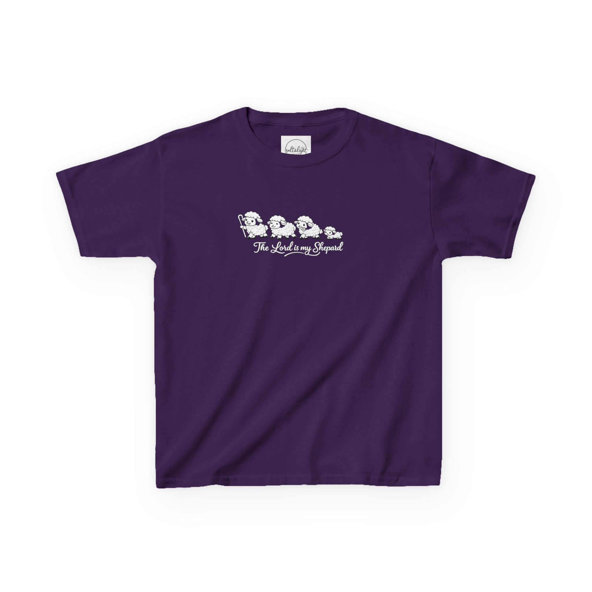Kids T-Shirt — Cute Line Art Sheep "The Whole Herd"