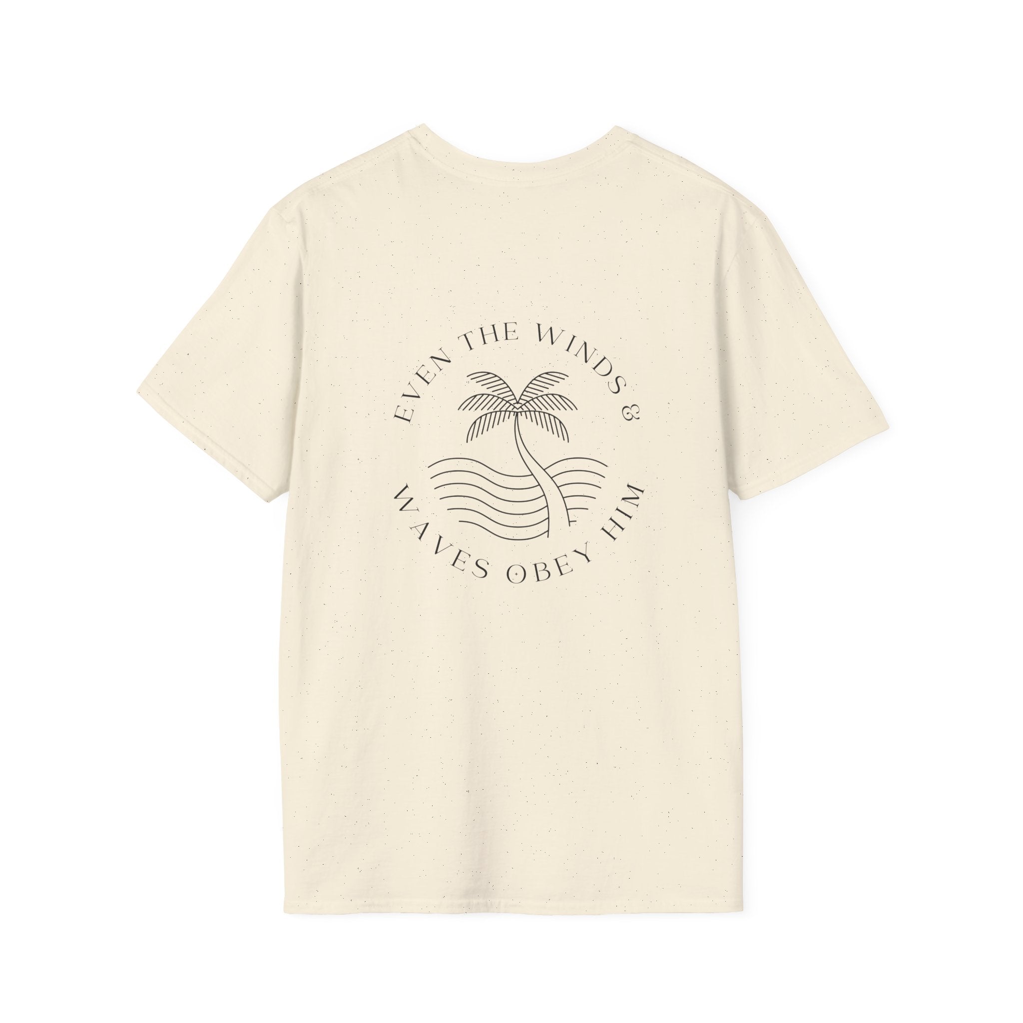 Palm Wave Minimalist T-Shirt — Christian