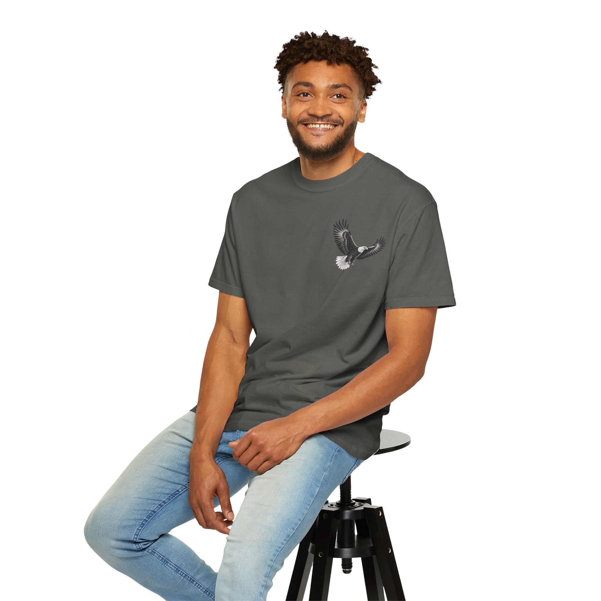 Hope in the Lord Eagle T-Shirt — 'Find New Strength' Christian Graphic Tee