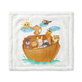 Baby Lovey Blanket – Noah’s Ark Minky Security Blanket for Newborns & Infants
