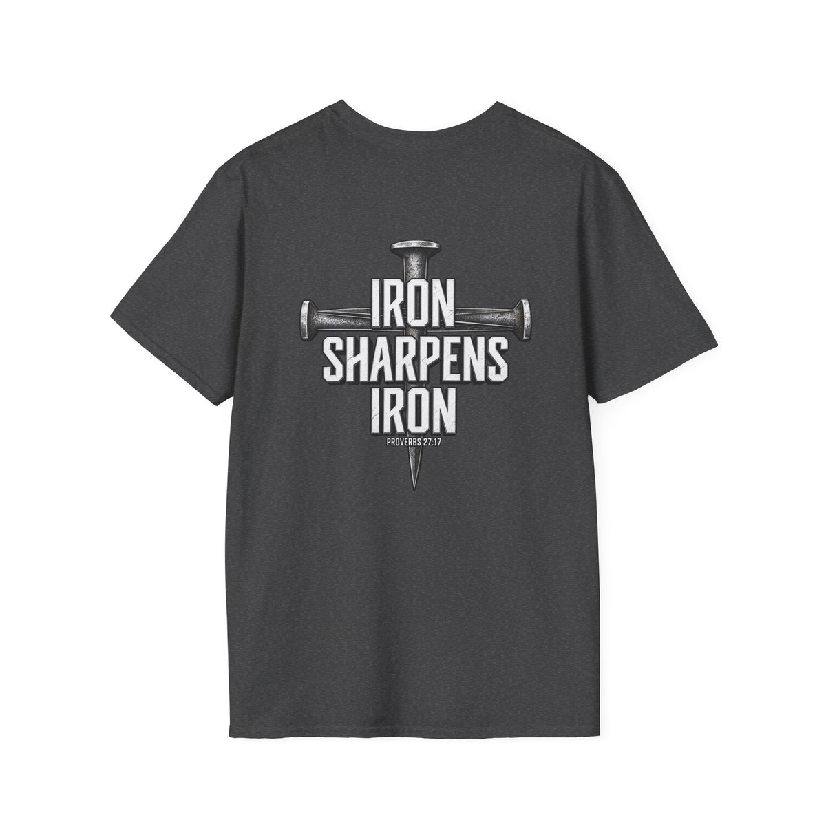 Minimal Cross Nails T-Shirt — Iron Sharpens Iron