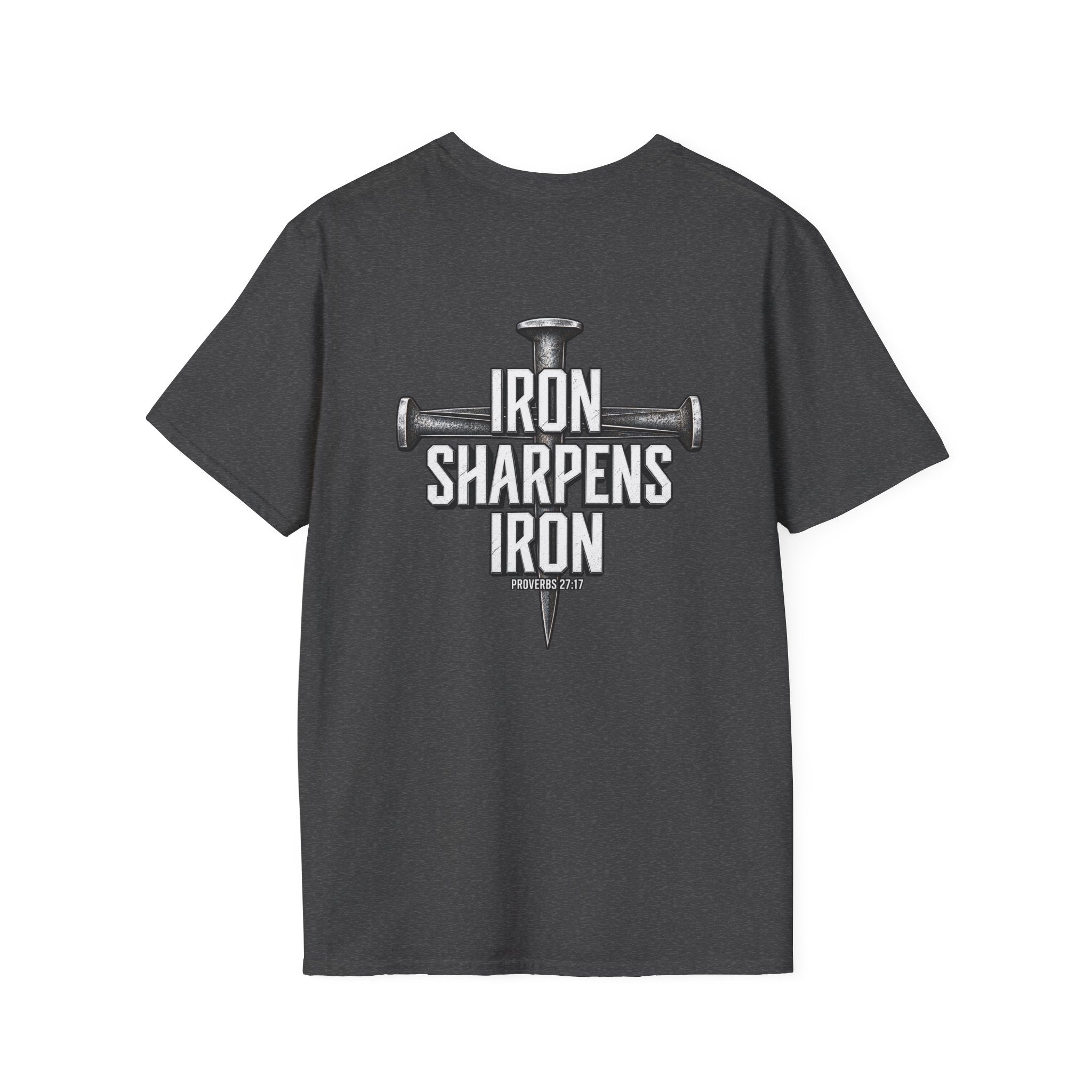 Minimal Cross Nails T-Shirt — Iron Sharpens Iron