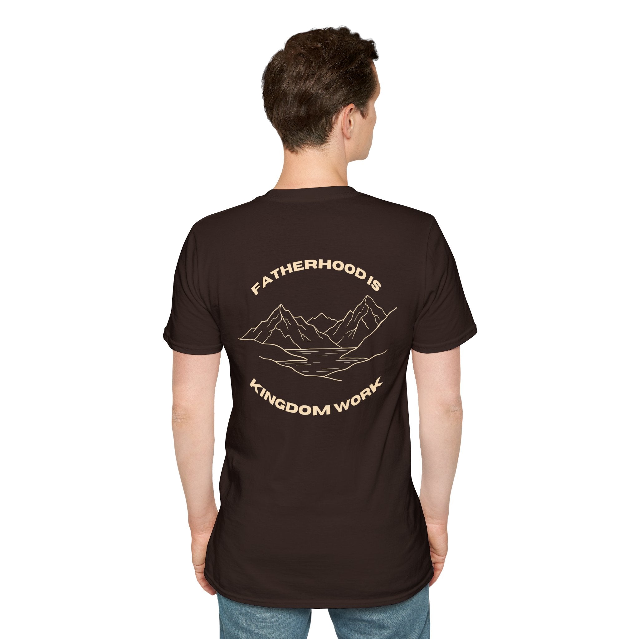 Proverbs 22:6 Fatherhood is Kingdom Work Men’s T-shirt