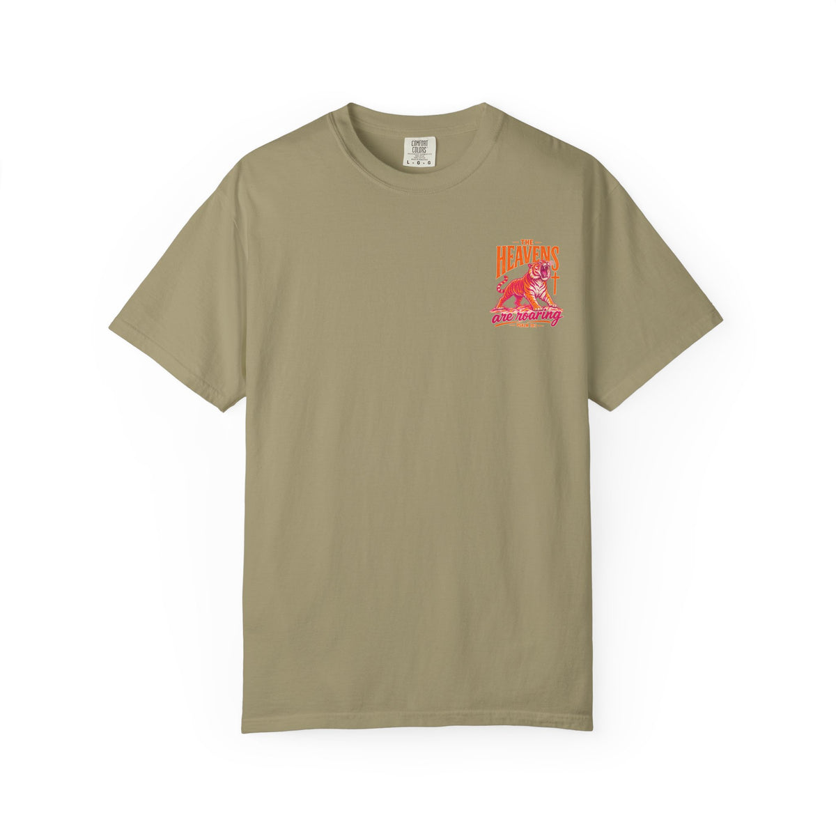 T-Shirt — “The Heavens Are Roaring” Tiger Psalm 19:1 Graphic Tee