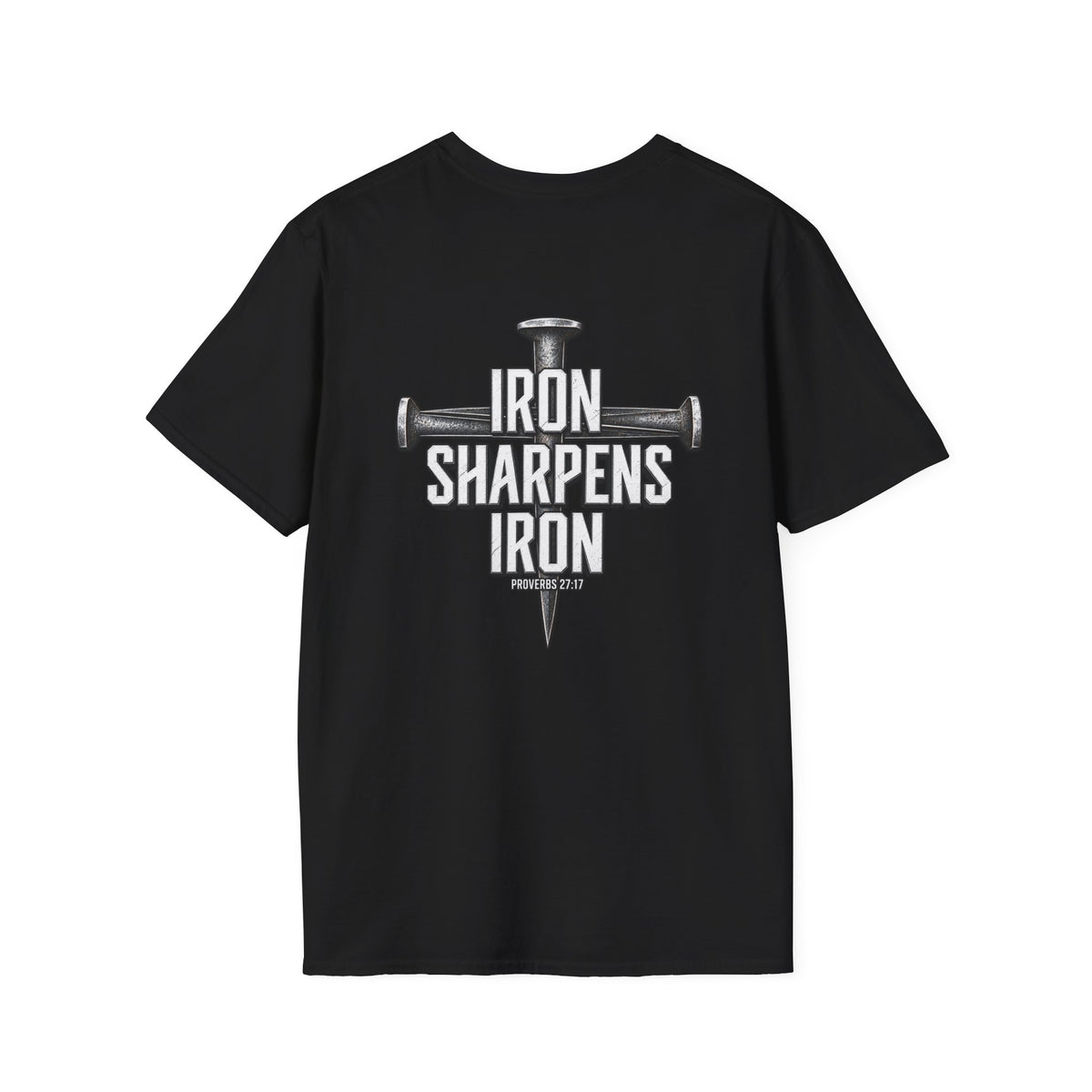 Minimal Cross Nails T-Shirt — Iron Sharpens Iron