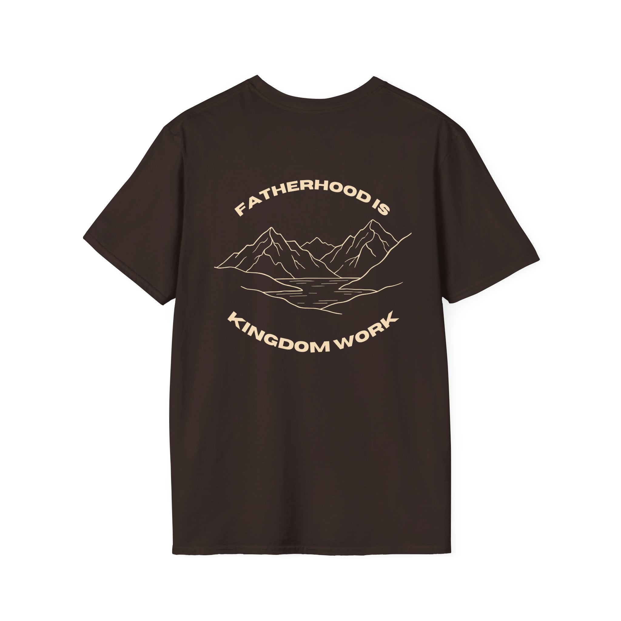Proverbs 22:6 Fatherhood is Kingdom Work Men’s T-shirt