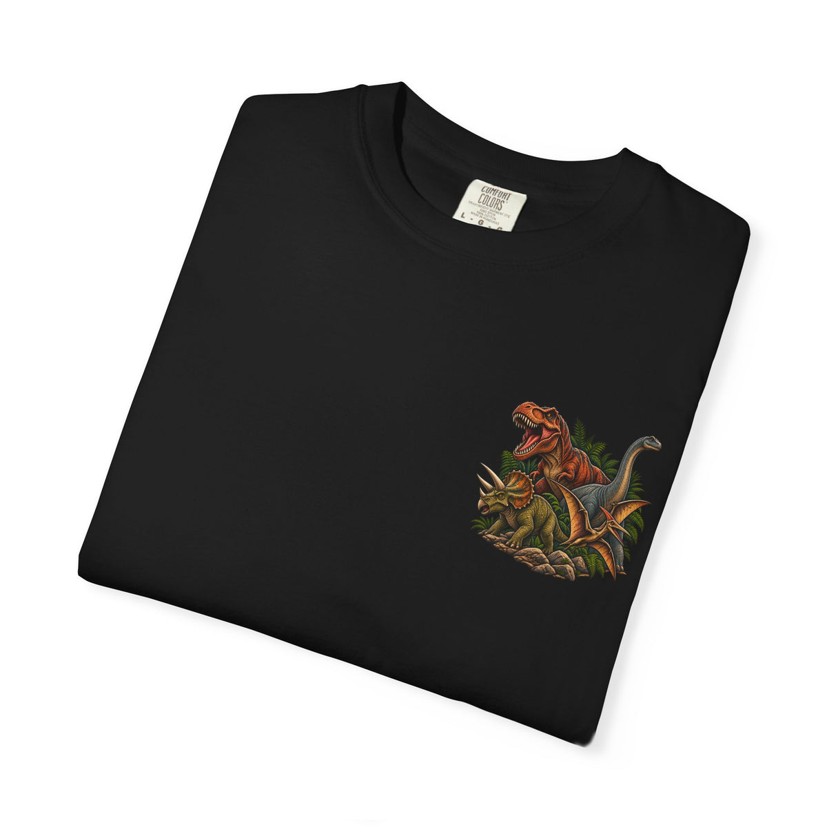 Dinosaur Graphic TShirt Dinosaurs Didn’t Pray Vintage Retro Tee