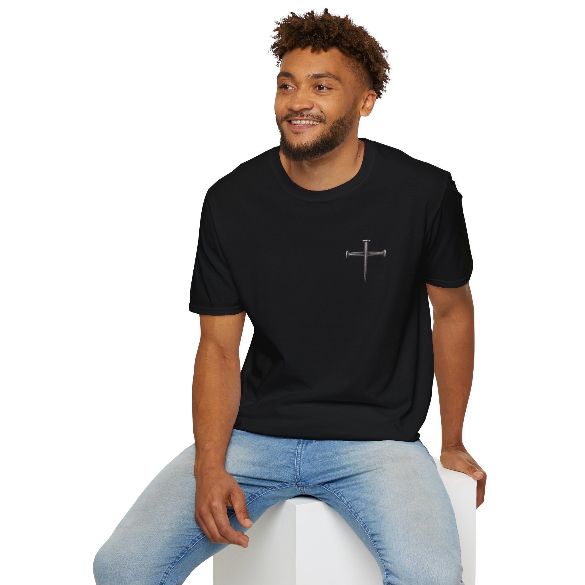 Minimal Cross Nails T-Shirt — Iron Sharpens Iron