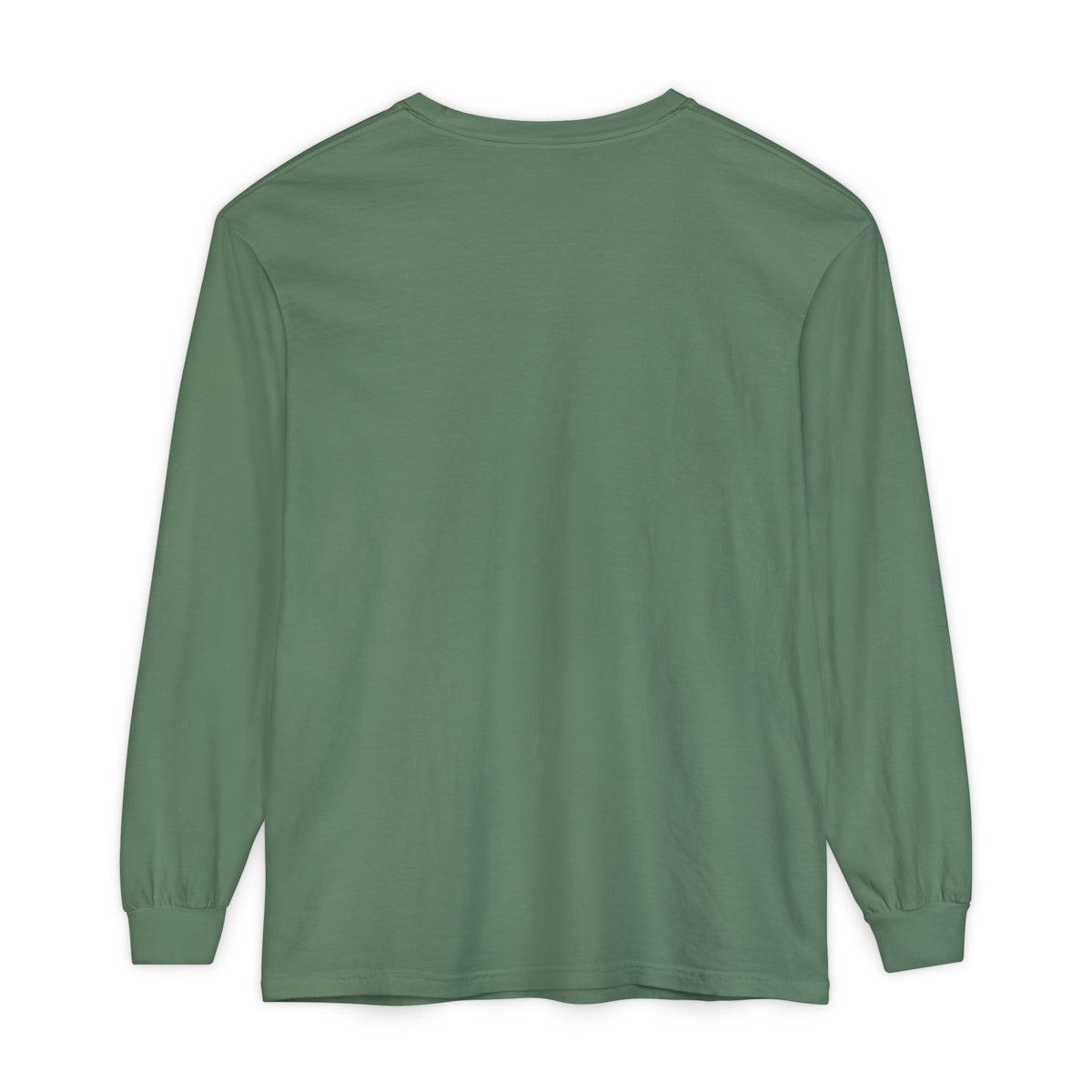 Christian Fall Cross Long Sleeve Tee Autumn Pumpkins and Leaves