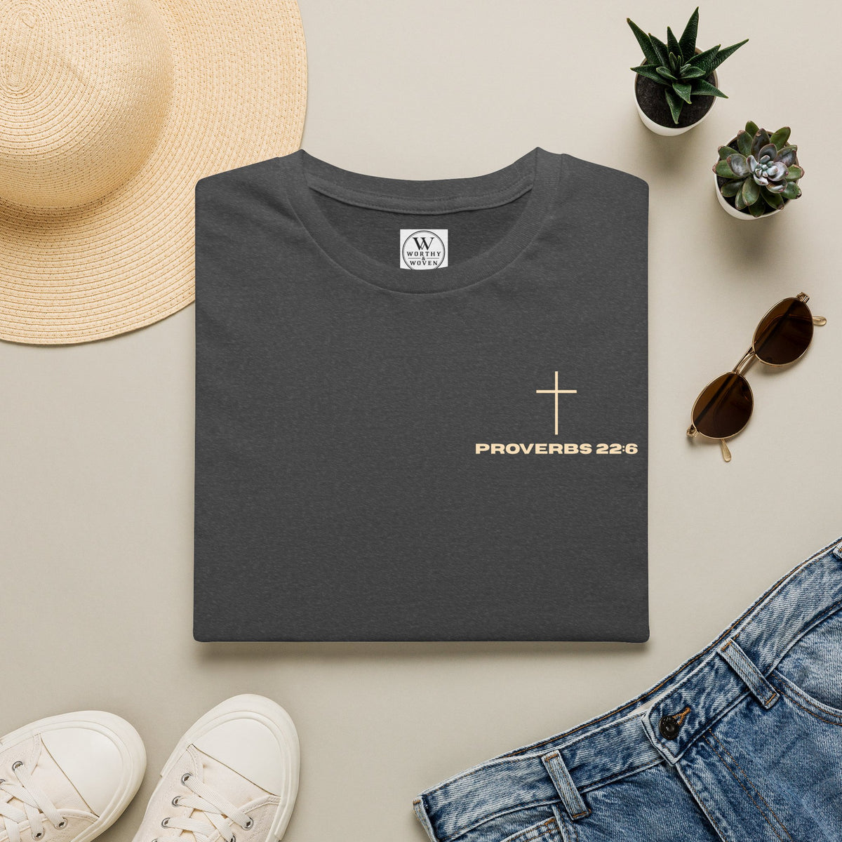Proverbs 22:6 Fatherhood is Kingdom Work Men’s T-shirt