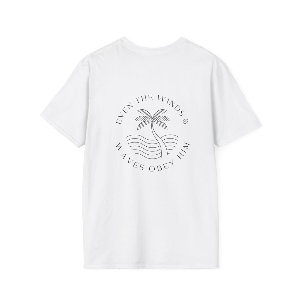 Palm Wave Minimalist T-Shirt — Christian