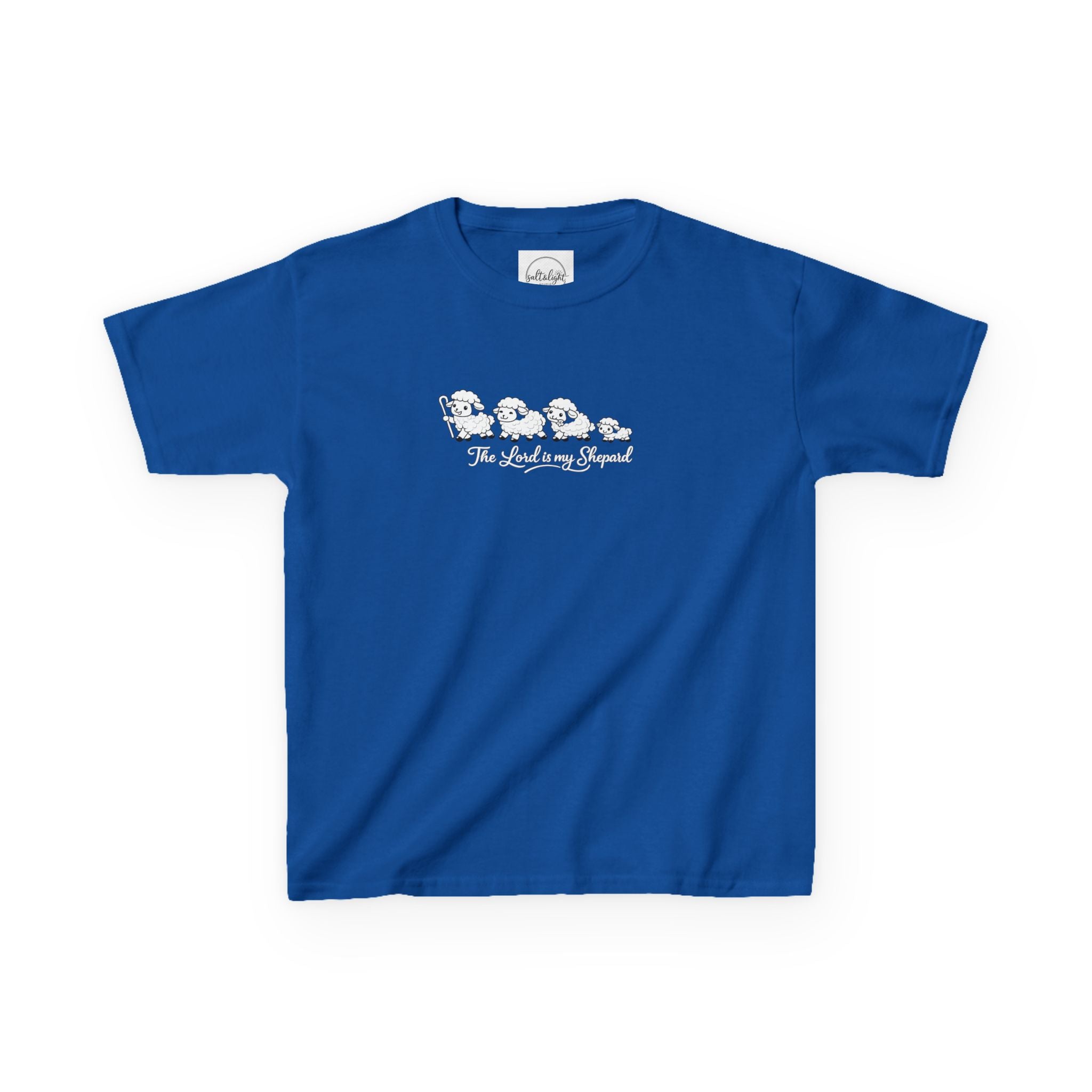 Kids T-Shirt — Cute Line Art Sheep "The Whole Herd"