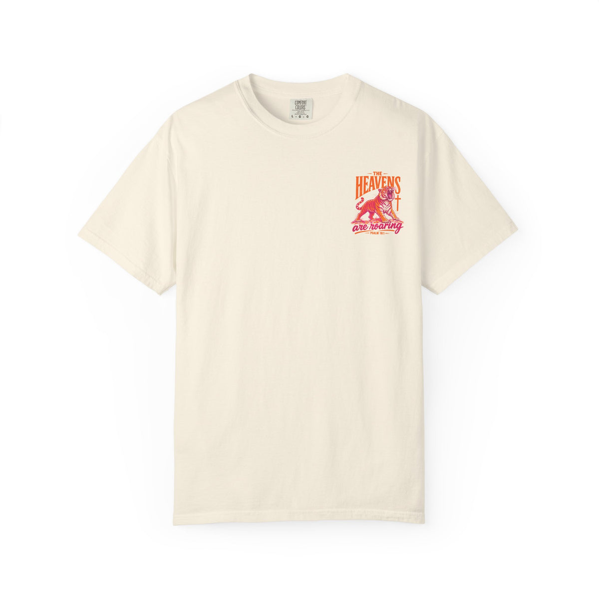 T-Shirt — “The Heavens Are Roaring” Tiger Psalm 19:1 Graphic Tee