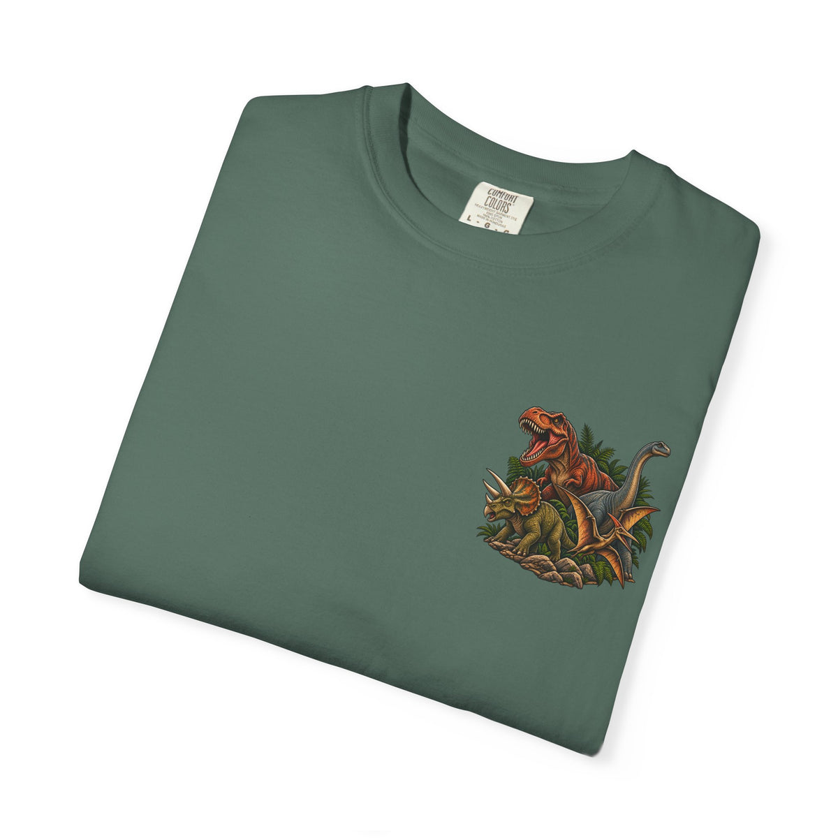 Dinosaur Graphic TShirt Dinosaurs Didn’t Pray Vintage Retro Tee