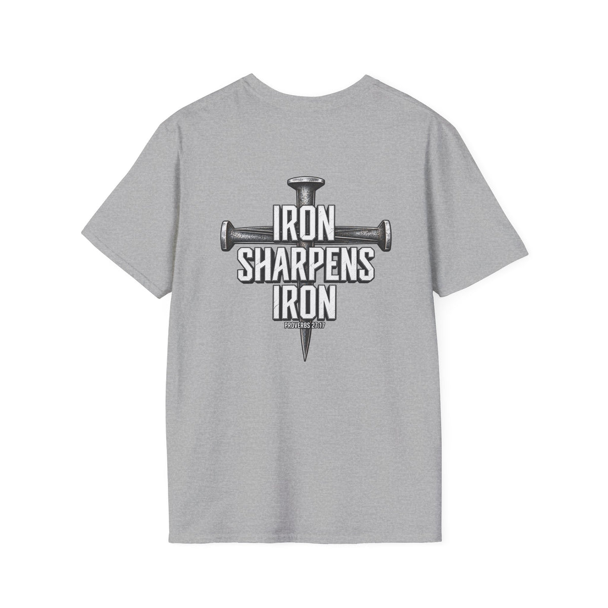 Minimal Cross Nails T-Shirt — Iron Sharpens Iron