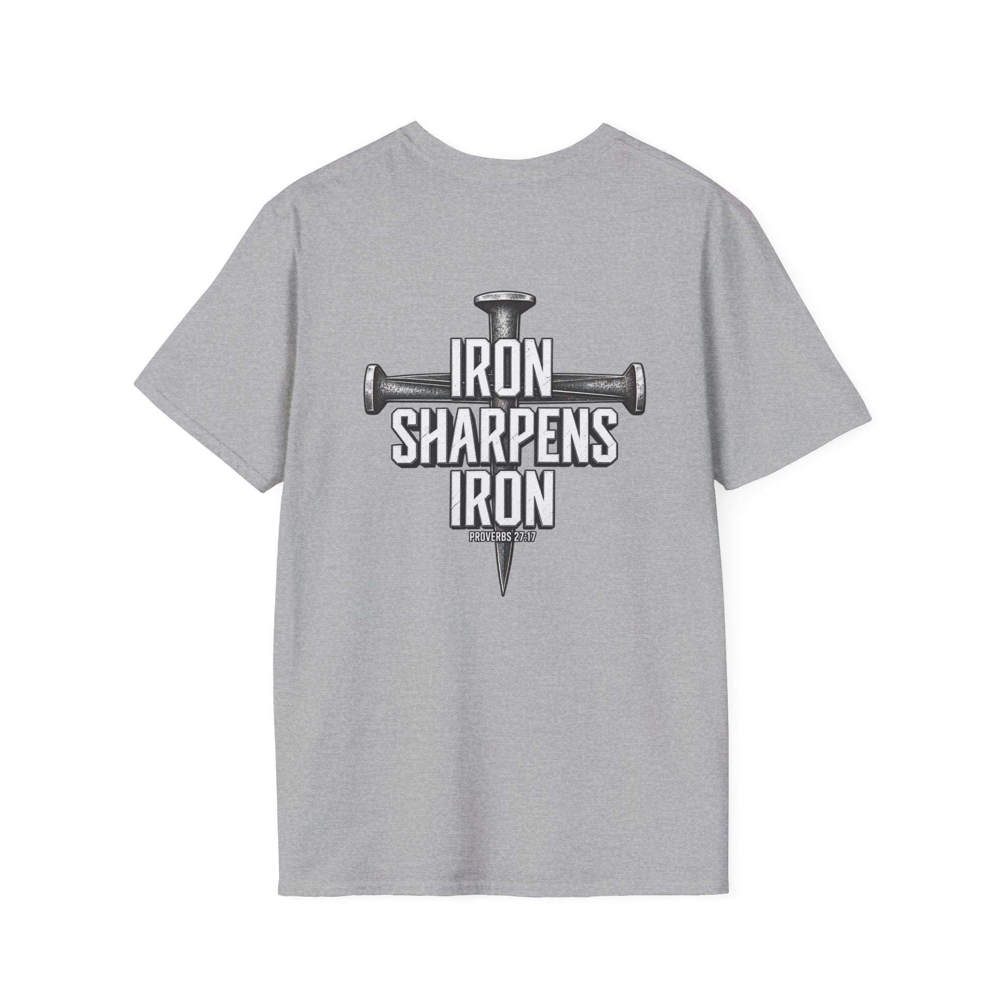 Minimal Cross Nails T-Shirt — Iron Sharpens Iron