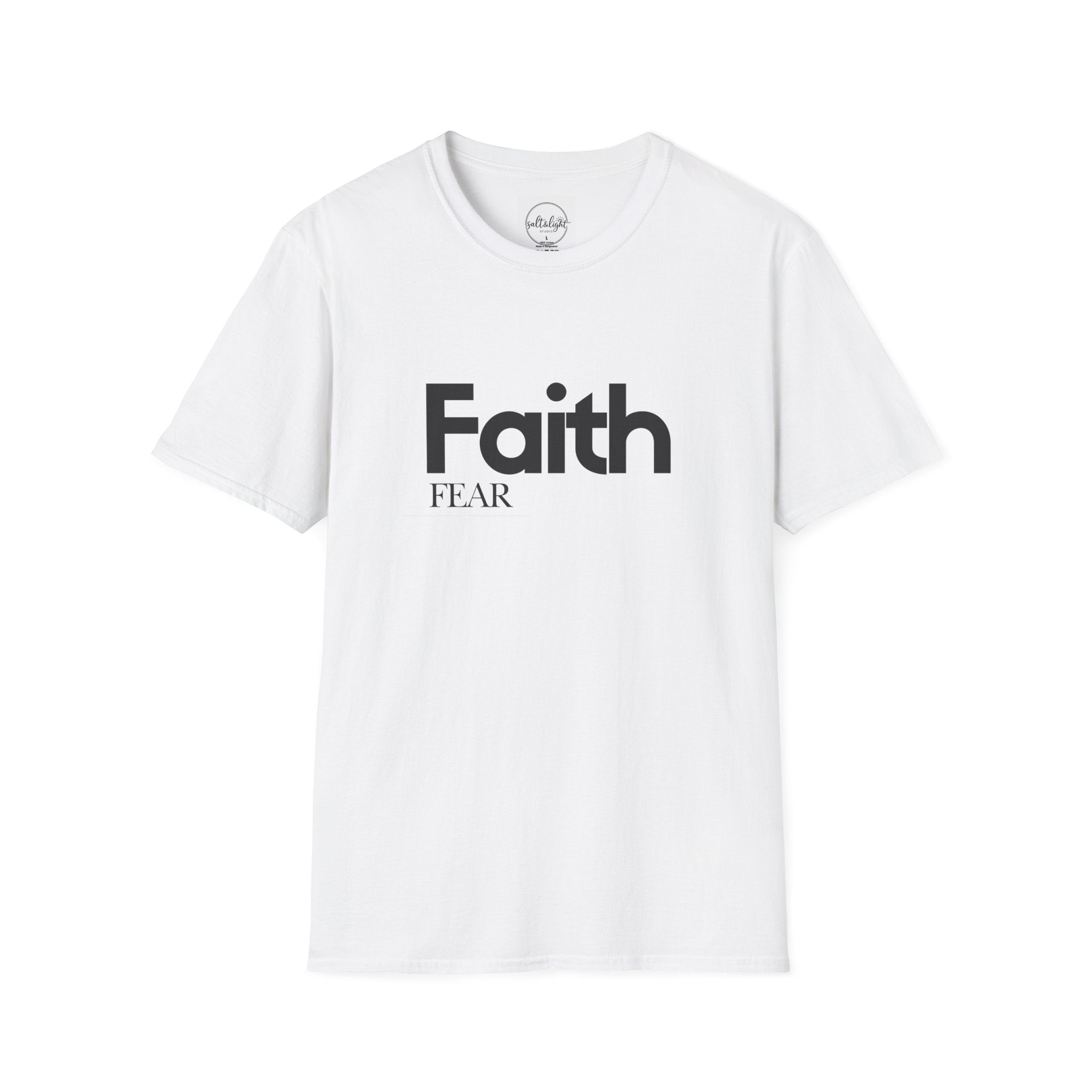 Faith Over Fear T-Shirt — Inspirational Christian Graphic Tee