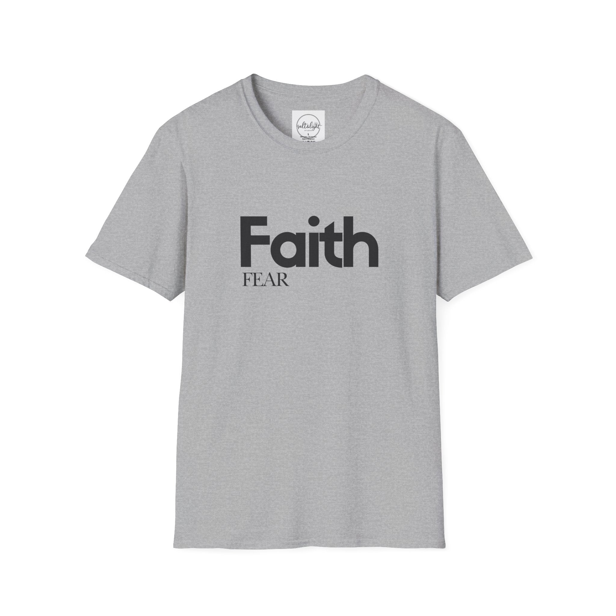 Faith Over Fear T-Shirt — Inspirational Christian Graphic Tee