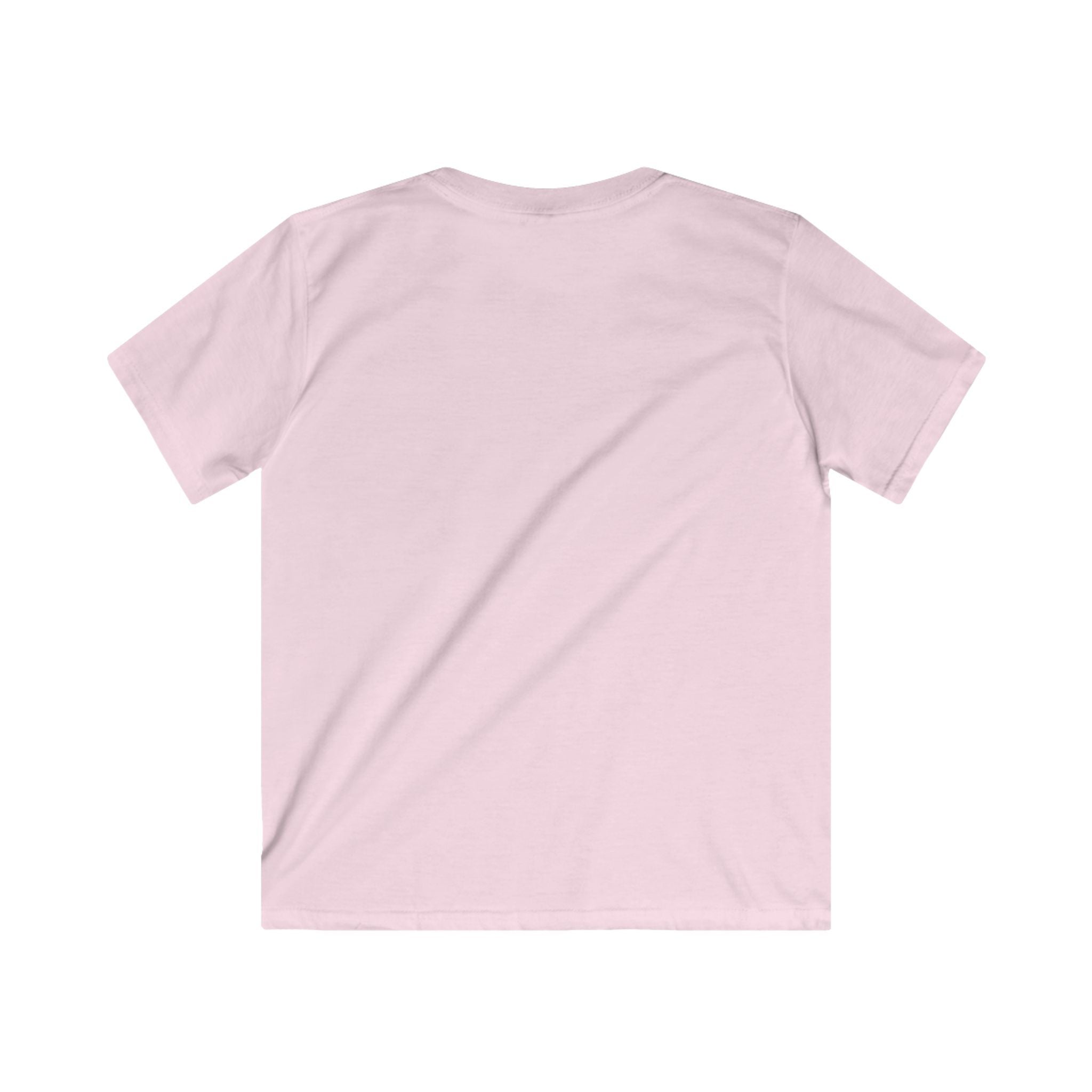 Kids Tee — "Let Them Praise His Name With Dancing" Pink Ballerina Psalm 149:3 Christian Shirt