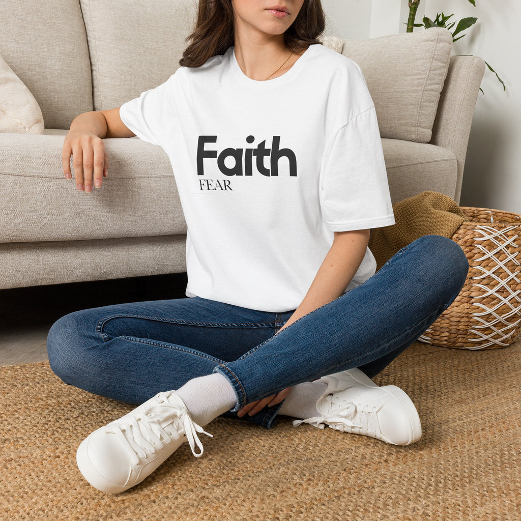 Faith Over Fear T-Shirt — Inspirational Christian Graphic Tee