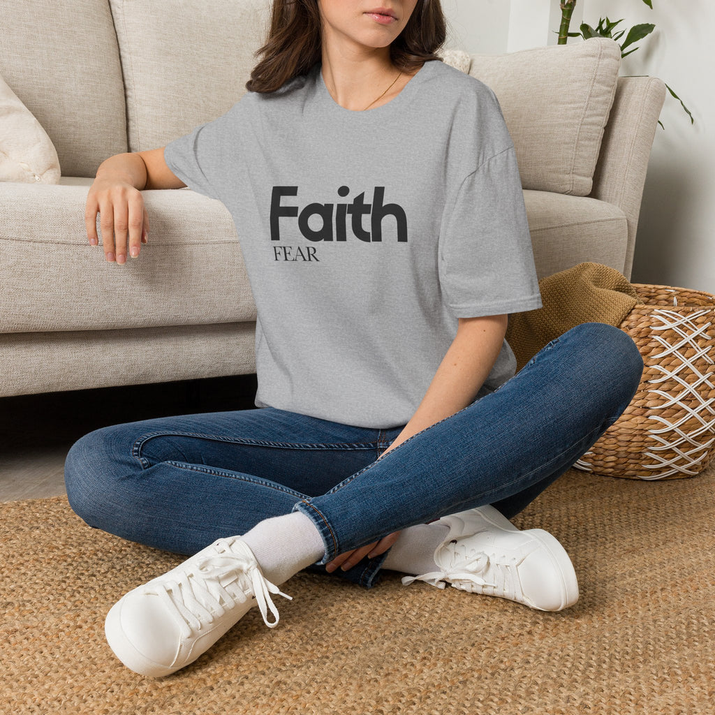 Faith Over Fear T-Shirt — Inspirational Christian Graphic Tee