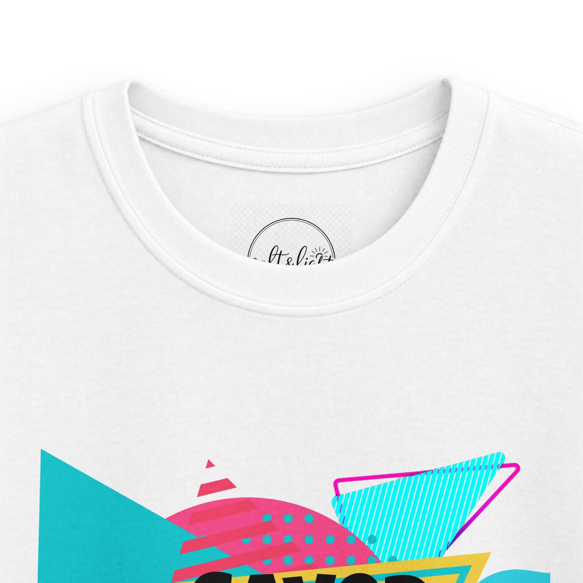 Kids Tee — Retro 'Saved by the Lord' Christian Graphic Shirt