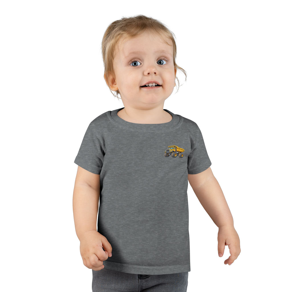 Toddler T-Shirt - "My God Is So Big" Dump Truck Design | Cute Religious Kids Tee