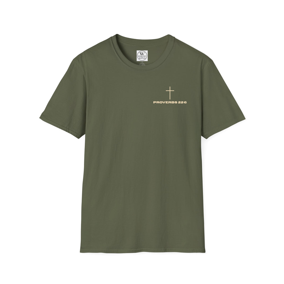 Proverbs 22:6 Fatherhood is Kingdom Work Men’s T-shirt