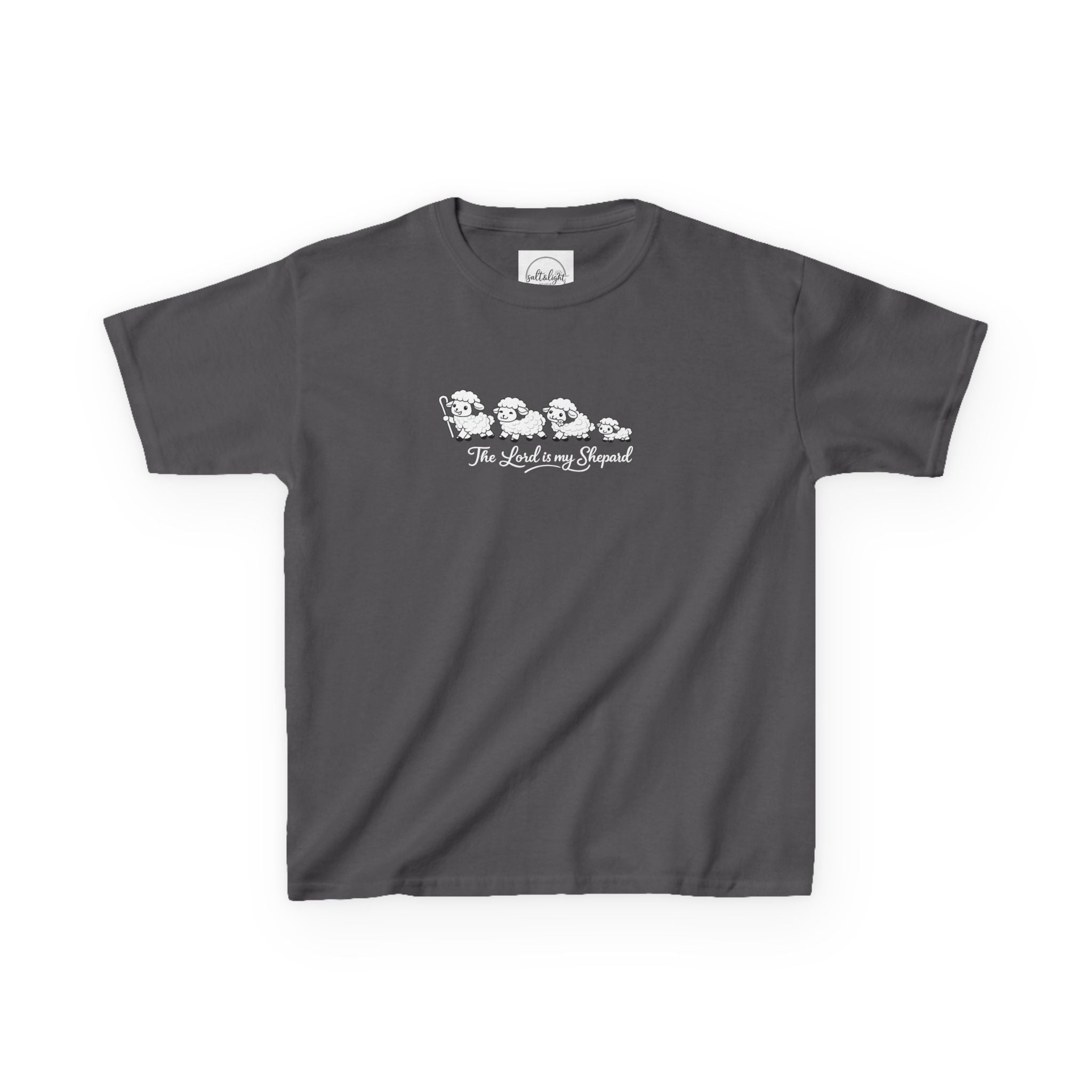 Kids T-Shirt — Cute Line Art Sheep "The Whole Herd"