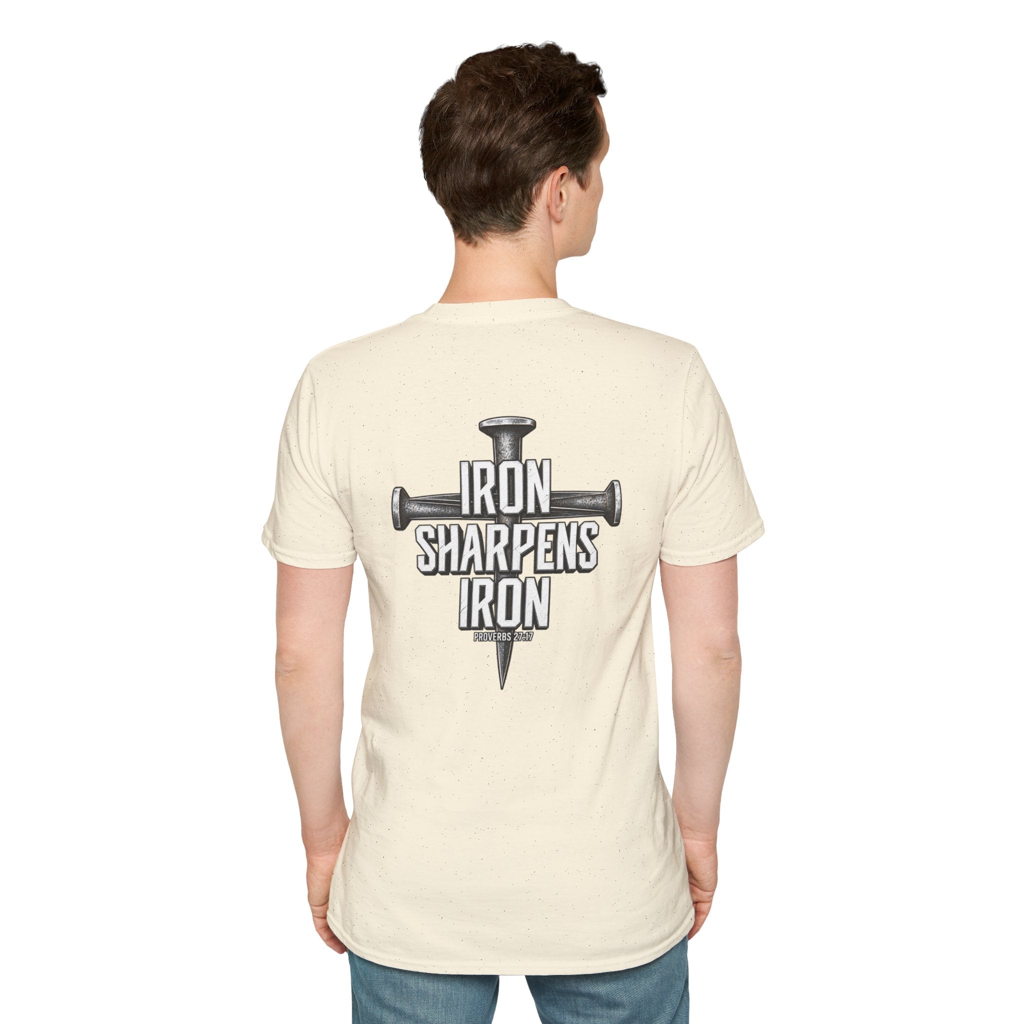 Minimal Cross Nails T-Shirt — Iron Sharpens Iron