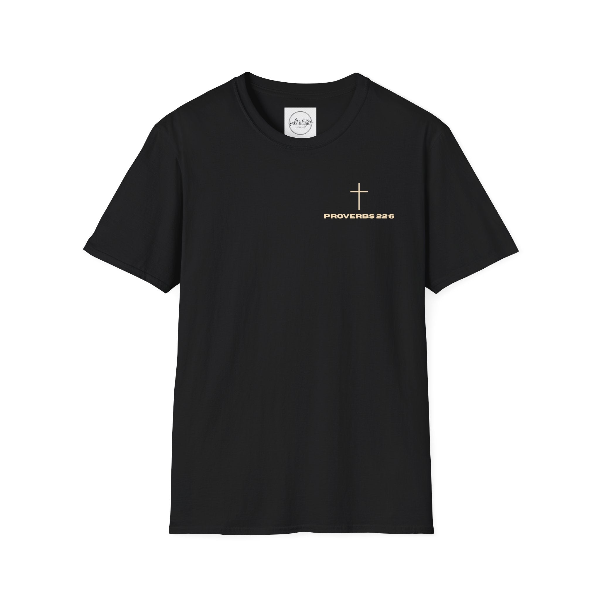 Proverbs 22:6 Fatherhood is Kingdom Work Men’s T-shirt